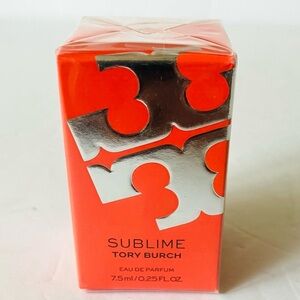TORY BURCH SUBLIME Eau de Parfum EDP .25 oz / 7.5 ml Splash/Dab in SEALED BOX